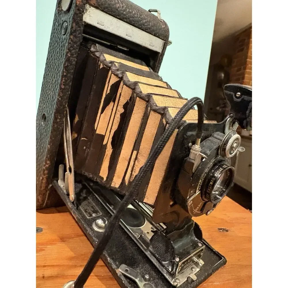 VINTAGE KODAK Jr No 1A Autographic Folding Camera with Stylus